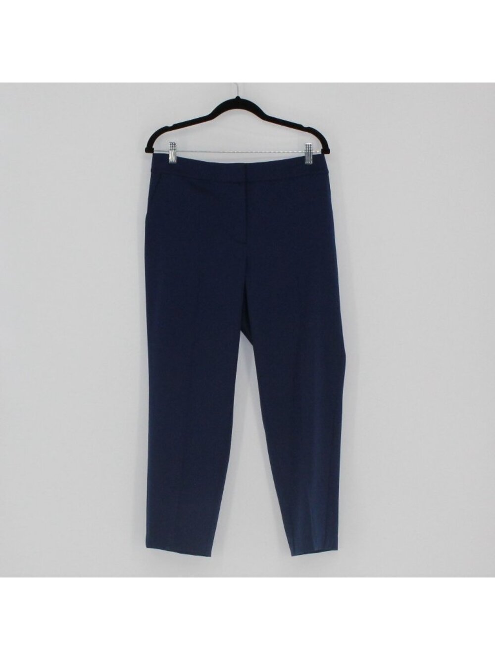 St. John Womens Navy Blue Straight-Leg Pants Size 10